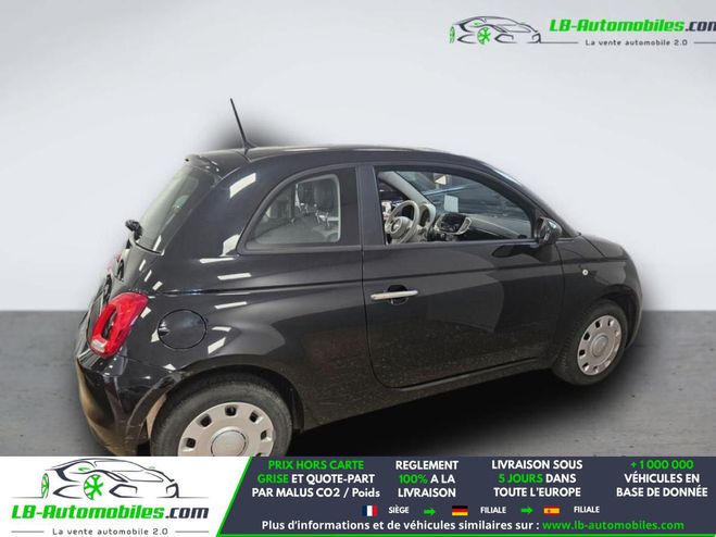 Fiat 500 1.2 69 ch BVM Noir de 2018