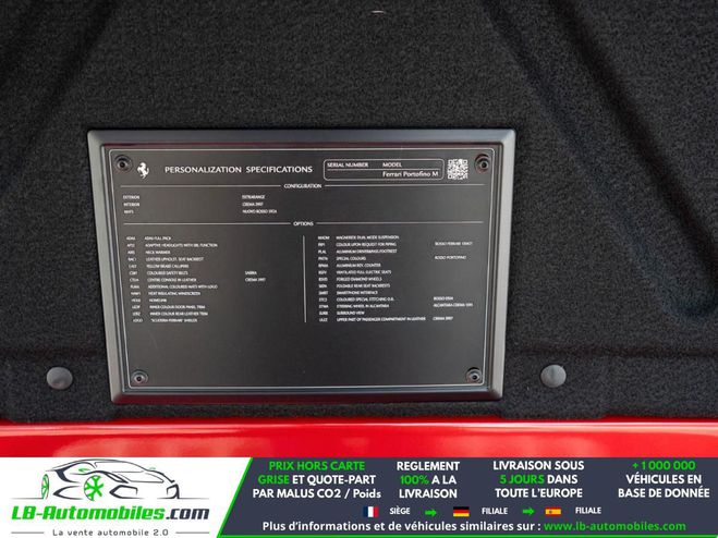Ferrari Portofino M 4.0 V8 620 ch Rouge M�tallique de 2022
