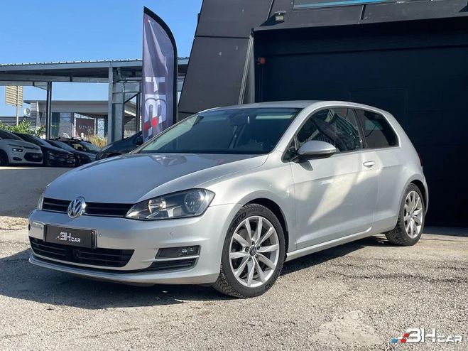 Volkswagen Golf VII 1.4 TSI 140 Carat DSG 7 - ACC - Suiv Gris de 2012