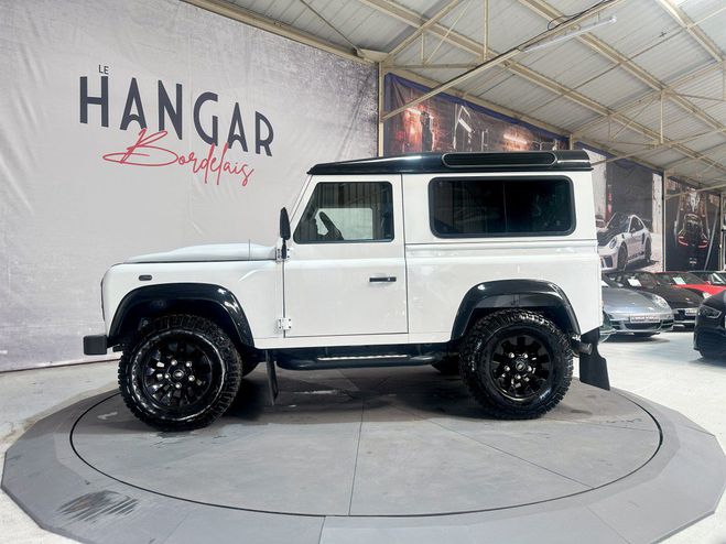 Land rover Defender 90 Hard Top 2.2 TD4 122ch BVM6 Fuji White Unie de 2015