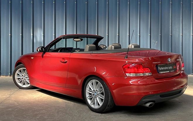 BMW Serie 1 CABRIOLET 2.0 118 D 145 SPORT DESIGN - G Rouge de 2009