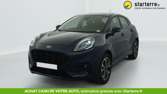 Ford Puma 1.0 FLEXIFUEL 125 CH MHEV S&S BVM6 ST-LI Bleu de 2023