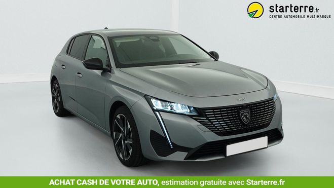 Peugeot 308 Hybrid 145 e-DCS6 Allure Gris de 2025