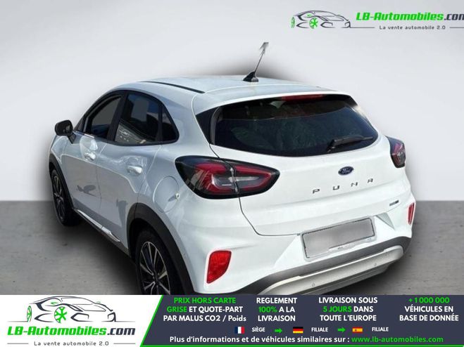 Ford Puma 1.0 EcoBoost 125 ch mHEV BVM Blanc de 2022