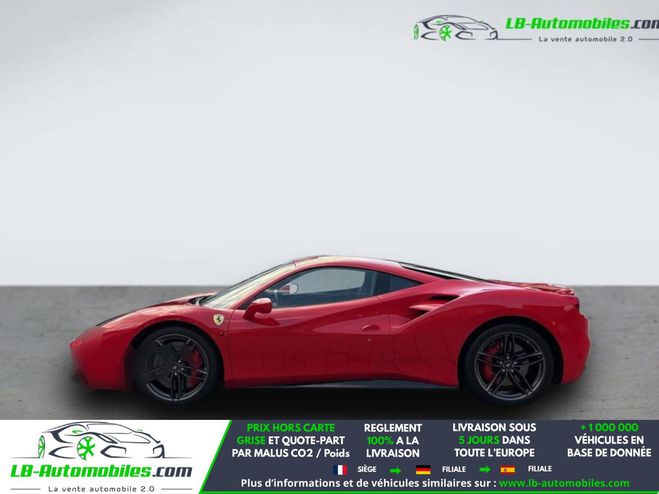 Ferrari 488 4.0 V8 670ch Rouge de 2018
