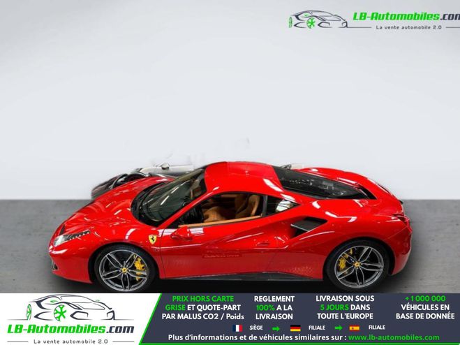 Ferrari 488 4.0 V8 670ch Rouge M�tallique de 2017