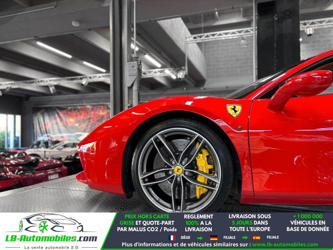 Ferrari 488 4.0 V8 670ch Rouge M�tallique de 2017
