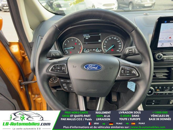 Ford Ecosport 1.0 EcoBoost 100ch BVM Jaune M�tallique de 2019