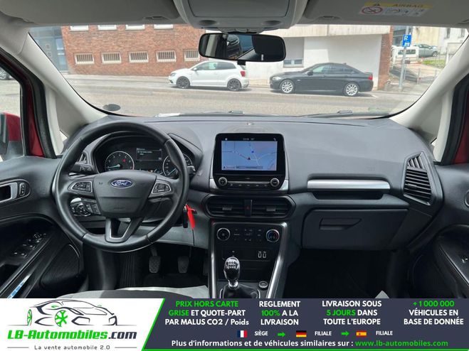 Ford Ecosport 1.0 EcoBoost 100ch BVM Rouge M�tallique de 2019