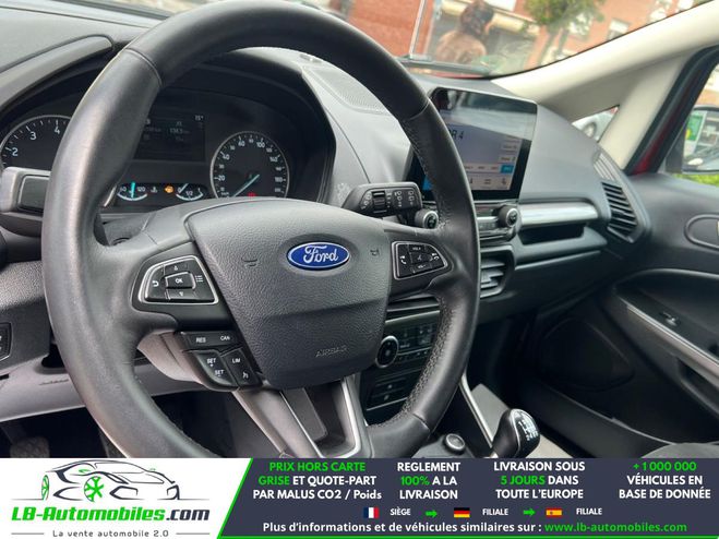 Ford Ecosport 1.0 EcoBoost 100ch BVM Rouge M�tallique de 2019