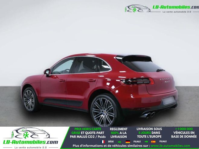 Porsche Macan S 3.0 V6 340 ch Rouge M�tallique de 2017