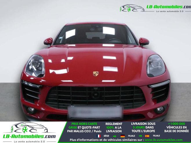 Porsche Macan S 3.0 V6 340 ch Rouge M�tallique de 2017