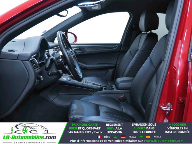 Porsche Macan S 3.0 V6 340 ch Rouge M�tallique de 2017