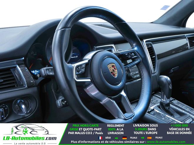 Porsche Macan S 3.0 V6 340 ch Rouge M�tallique de 2017