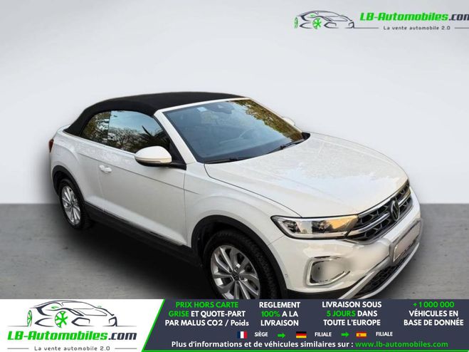 Volkswagen T-Roc Cabriolet 1.0 TSI 110 Start/Stop BVM Blanc M�tallique de 2023