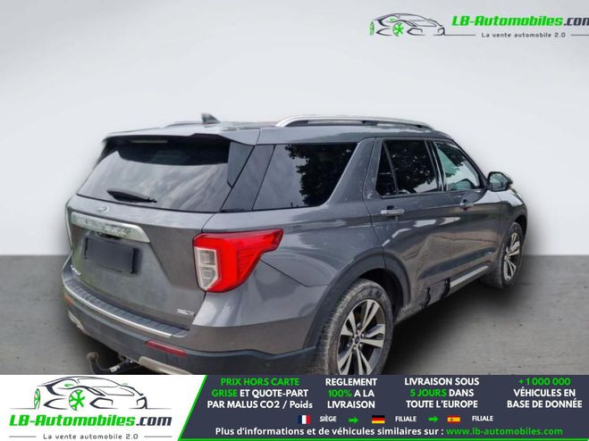 Ford Explorer 3.0 EcoBoost 363 ch PHEV BVA AWD Gris M�tallique de 2023