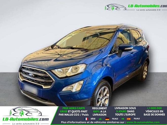 Ford Ecosport 1.0 EcoBoost 100ch BVM Bleu M�tallique de 2018