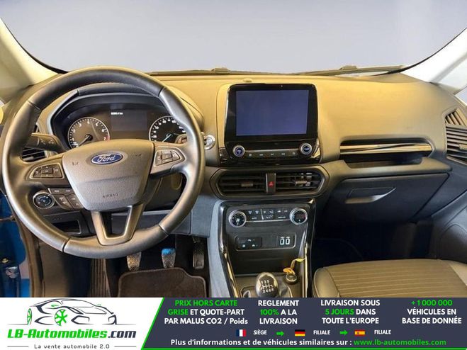 Ford Ecosport 1.0 EcoBoost 100ch BVM Bleu M�tallique de 2018