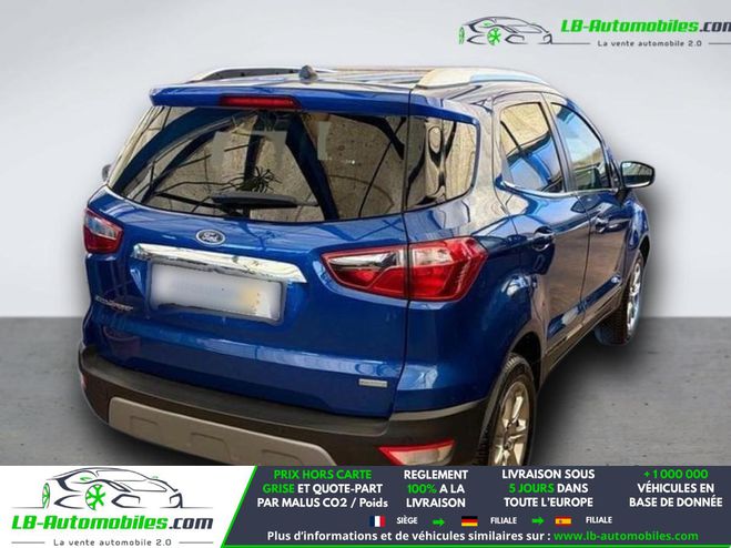 Ford Ecosport 1.0 EcoBoost 100ch BVM Bleu M�tallique de 2018