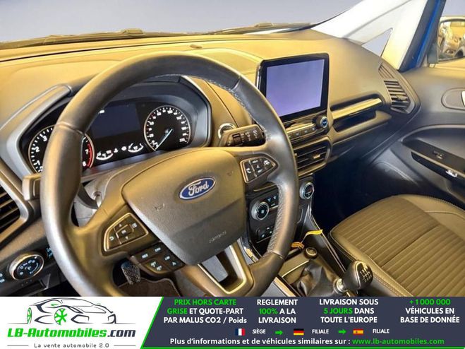 Ford Ecosport 1.0 EcoBoost 100ch BVM Bleu M�tallique de 2018