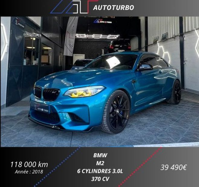 BMW M2 COUPE (F87) 370CH M DKG Bleu de 2018