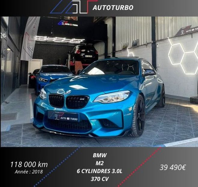 BMW M2 COUPE (F87) 370CH M DKG Bleu de 2018