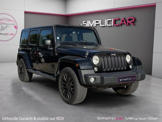 Jeep Wrangler UNLIMITED 2.8 CRD SAHARA Noir de 2019