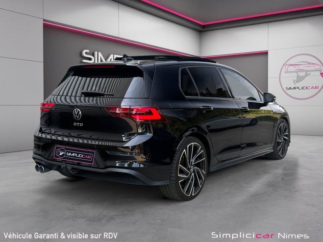 Volkswagen Golf VIII 2.0 TDI 200 GTD DSG Noir de 2021
