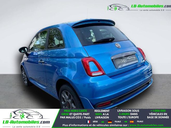 Fiat 500 1.2 69 ch BVM Bleu M�tallique de 2019
