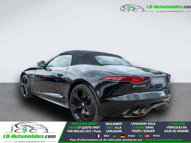 Jaguar F-Type Cabriolet V8 5L 450 ch BVA Noir M�tallique de 2020