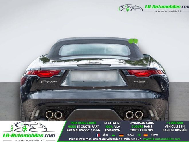 Jaguar F-Type Cabriolet V8 5L 450 ch BVA Noir M�tallique de 2020