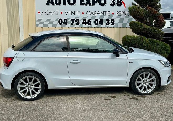 Audi A1 1.6 tdi 116cv s-line-2016-144000kms-1099 Blanc de 2016