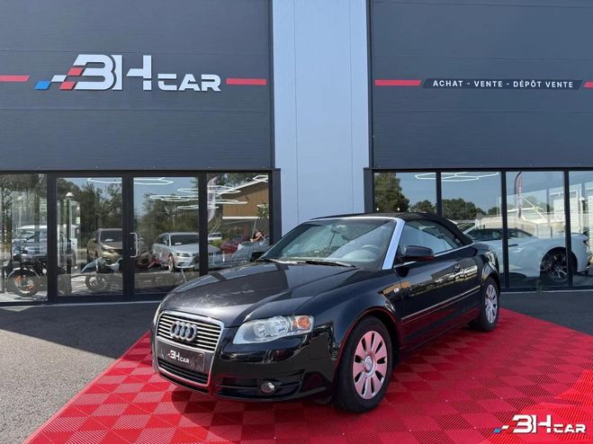 Audi A4 CABRIOLET 2.0 TDI 140 AMBITION LUXE Noir de 2007