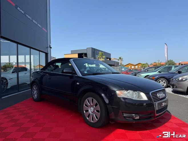 Audi A4 CABRIOLET 2.0 TDI 140 AMBITION LUXE Noir de 2007