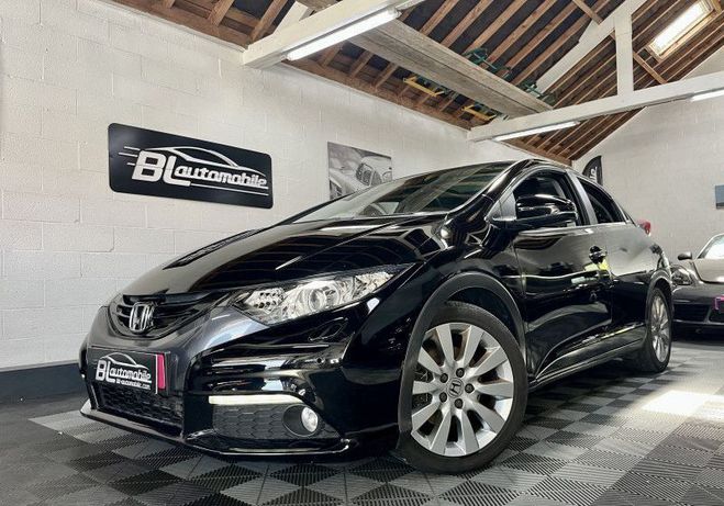 Honda Civic 1.8 142CH I-VTEC EXCLUSIVE Noir de 2012