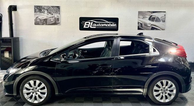 Honda Civic 1.8 142CH I-VTEC EXCLUSIVE Noir de 2012