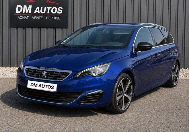 Peugeot 308 SW gt 1.6 thp 205ch ? toit pano cuir-alc Bleu de 2017