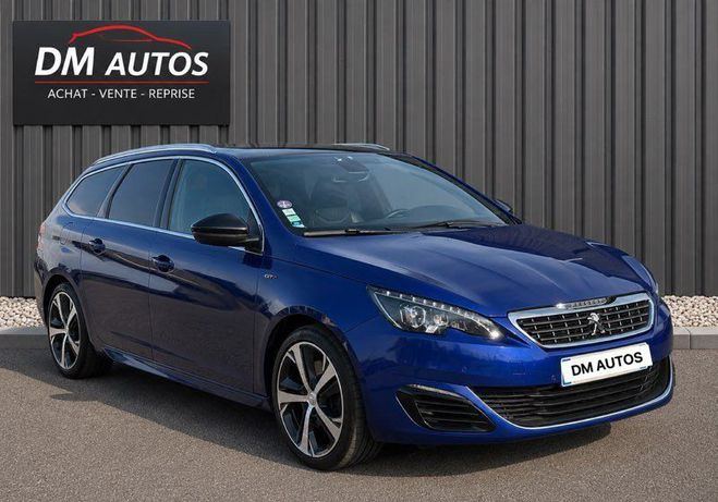 Peugeot 308 SW gt 1.6 thp 205ch ? toit pano cuir-alc Bleu de 2017