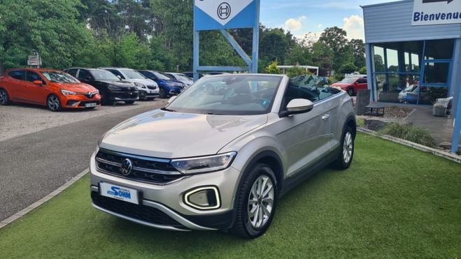 Volkswagen T Roc CABRIOLET 1.5 TSI EVO 150CH STYLE DSG7 BEIGE de 2022