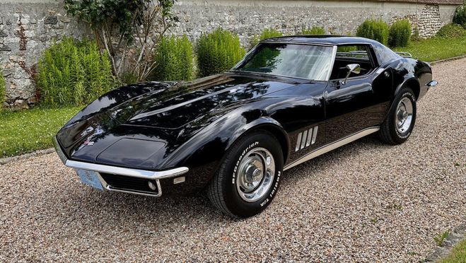 Chevrolet Corvette C3 ttop 1968 Noir (Tuexedo Black) de 1968