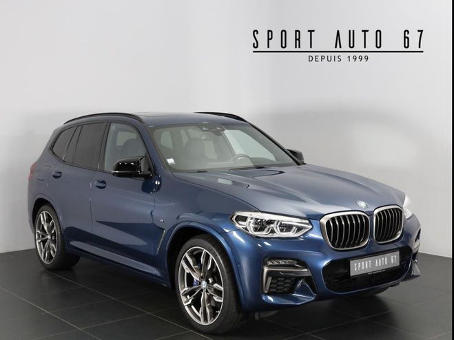 BMW X3 M 40 D 6 cylindres 3.0L bi turbo Phytonic Blau de 2020
