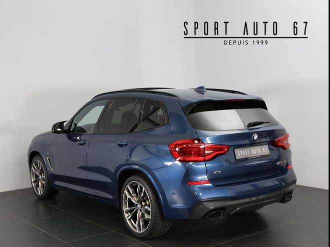 BMW X3 M 40 D 6 cylindres 3.0L bi turbo Phytonic Blau de 2020