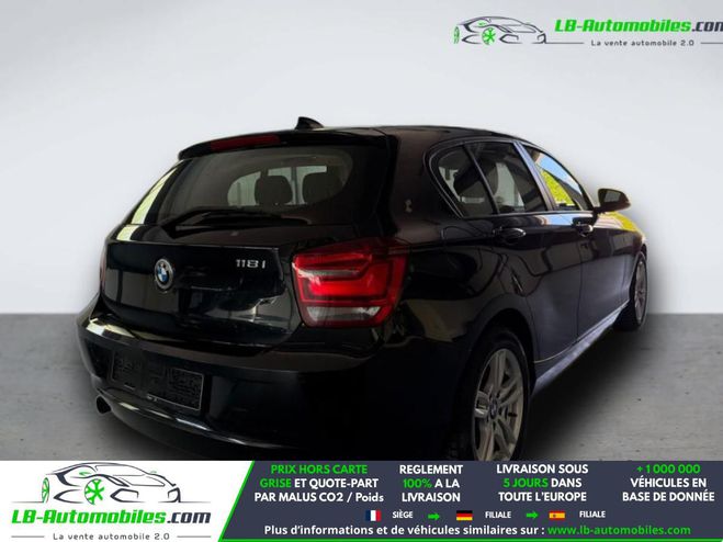 BMW Serie 1 118i 170CH BVA Noir M�tallique de 2013