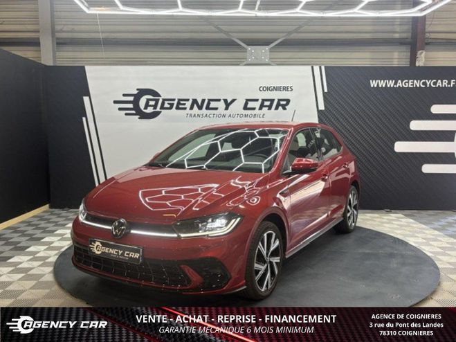 Volkswagen Polo 1.0 TSI - 110 - BV DSG 7 VI AW R-Line PH ROUGE FONCE de 2023