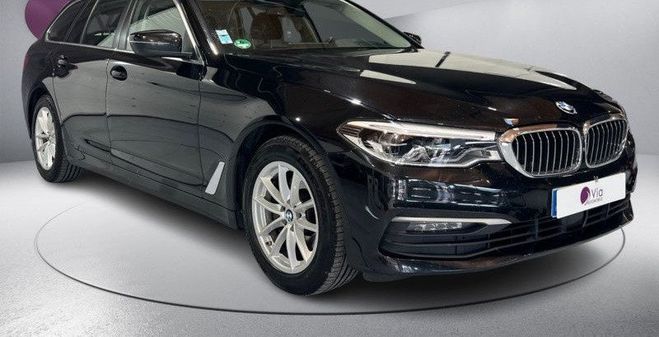 BMW Serie 5 TOURING (G31) 520DA 190CH LOUNGE EURO6D- Noir de 2019
