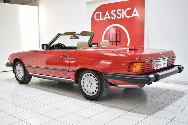Mercedes 560 SL   Hrd Top Signalrot 568 de 1987
