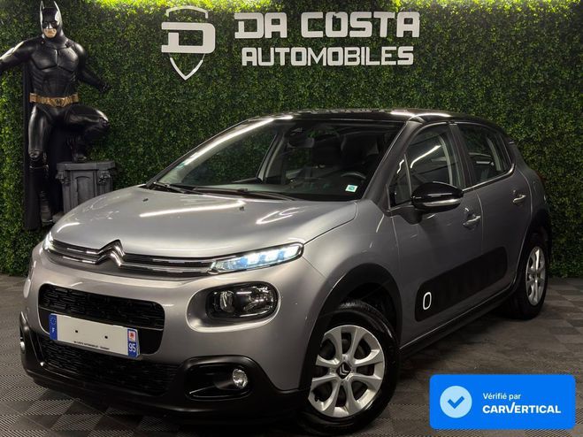 Citroen C3 III FEEL 1.0 68 Cv 49 300 Km ECRAN TACTI Gris de 2019