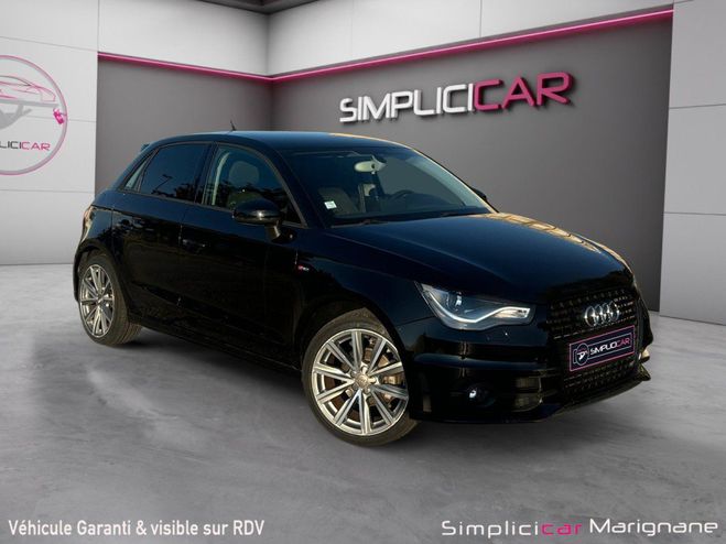 Audi A1 Sportback 1.2 TFSI 86 S line 2EME MAIN R Noir de 2014