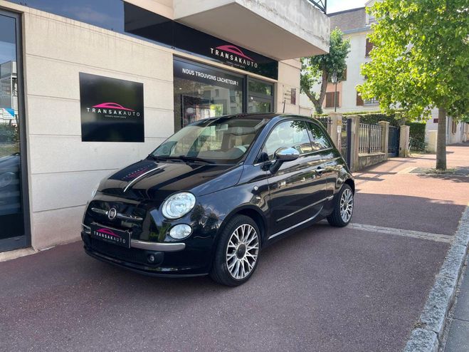 Fiat 500 1.2 8V 69 ch Lounge Noir de 2013