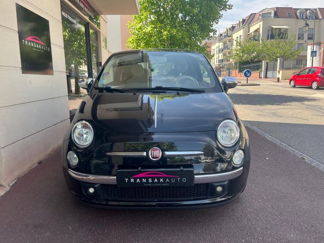 Fiat 500 1.2 8V 69 ch Lounge Noir de 2013